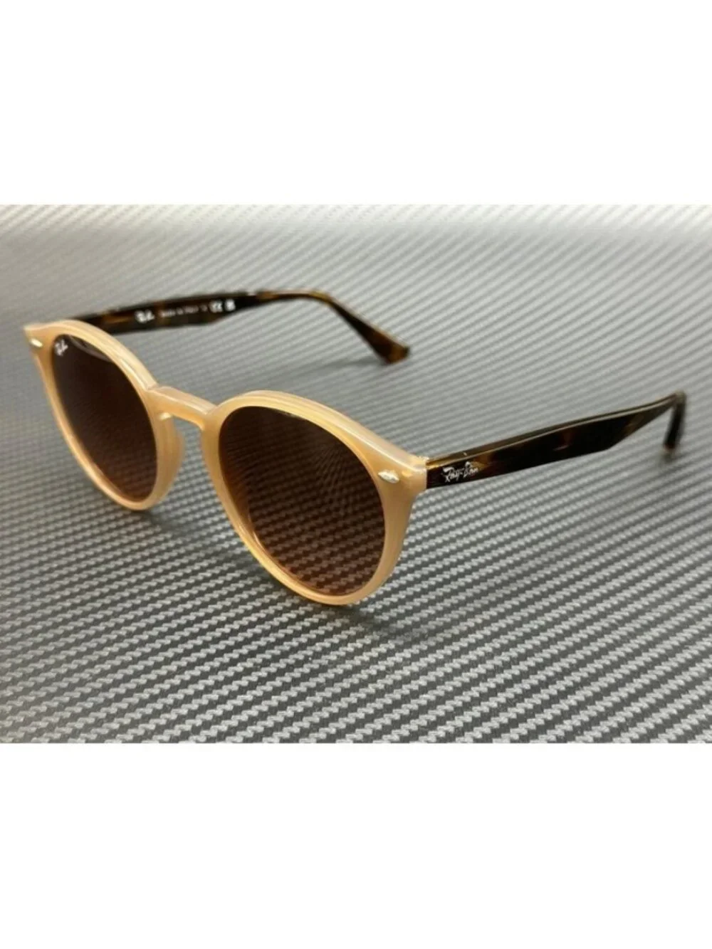 New Ray-Ban Men Beige Sunglasses 51-21-150